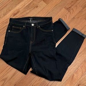 High Waist Dark Jeans